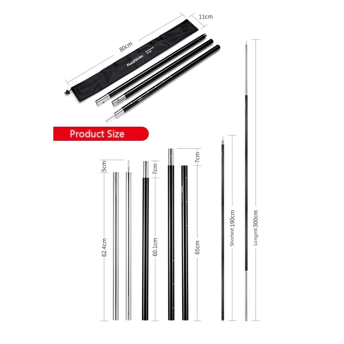 Parante de Aluminio TM-02 2,8cm X 3M