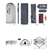 Carpa VIK 15D Ultraliviana con Faldones 1 Persona
