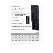 Pantalones de Duvet 700FP Full Zip