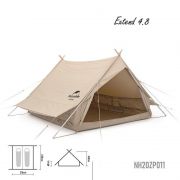 Naturehike Roof Cotton 4.8 carpa glamping 235x210cm