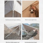 Naturehike Roof Cotton 4.8 carpa glamping 235x210cm