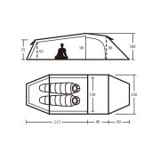 Carpa Opalus 2 Personas 210T