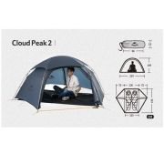 Carpa Cloud Peak 4 Estaciones - 2 Personas 20 D