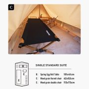 Carpa Glamping Extend 5.6 Cotton 2-3 Personas