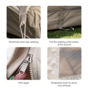 Carpa Glamping Extend 5.6 Cotton 2-3 Personas