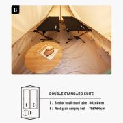 Carpa Glamping Extend 5.6 Cotton 2-3 Personas