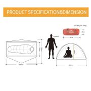 Carpa Spider 1 Persona Cycling 20D + Mat