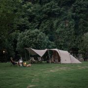 Carpa Glamping Vessel Tunnel Con Faldones 4 Personas