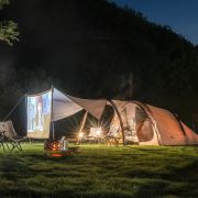 Carpa Glamping Vessel Tunnel Con Faldones 4 Personas