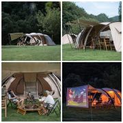 Carpa Glamping Vessel Tunnel Con Faldones 6 Personas