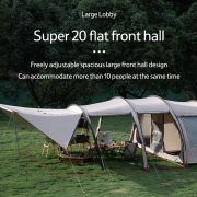 Carpa Glamping Vessel Tunnel Con Faldones 6 Personas