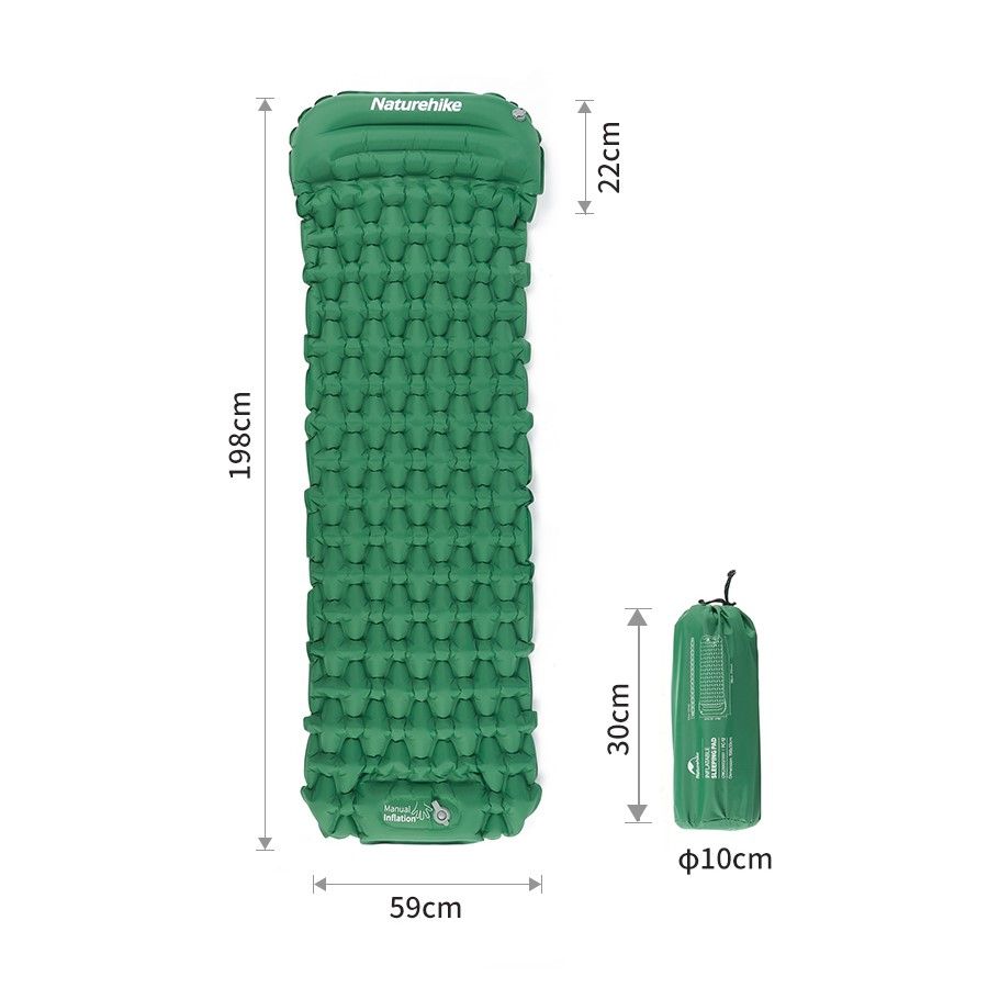 Naturehike almohada inflable almohada hinchable almohada camping