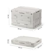 Caja de Almacenamiento Plegable 80L