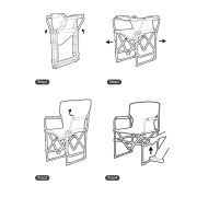 Silla De Director Plegable De Aluminio