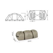 Carpa Shandi para 4 Personas Apto Chimenea