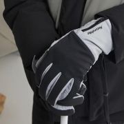 Guantes Ski de Cuero Impermeables con Abrigo Primaloft