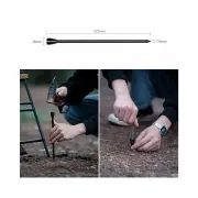 Estaca Acero para Soporte Porta Lampara