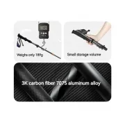 Bastones de trekking Carbono y Aluminio 5 Secciones