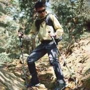 Bastones de trekking Carbono y Aluminio 5 Secciones