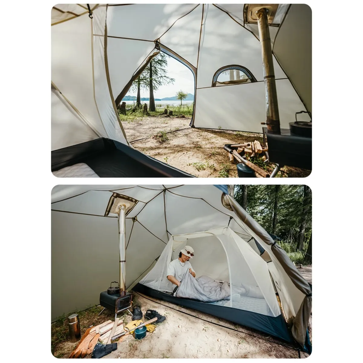 Carpa Massif Ultraliviana 1-2 Personas Apto Chimenea