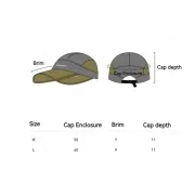 Gorra Plegable Anti-UV Color Clash
