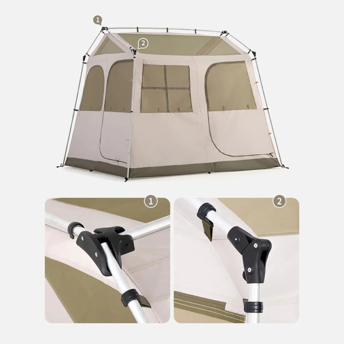 Village 5 Carpa Automática Glamping 3-4 Personas