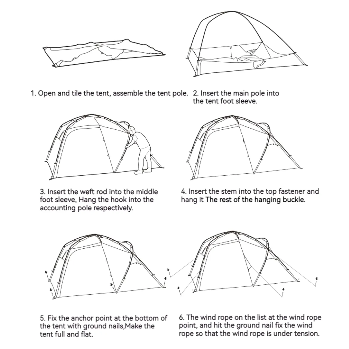 Carpa Massif Ultraliviana 1-2 Personas Apto Chimenea