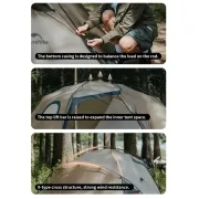 Carpa Massif Ultraliviana 1-2 Personas Apto Chimenea