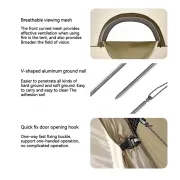 Carpa Massif Ultraliviana 1-2 Personas Apto Chimenea