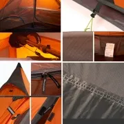 Carpa Ultraliviana Sin Varillas Spire 1 Nylon 20D