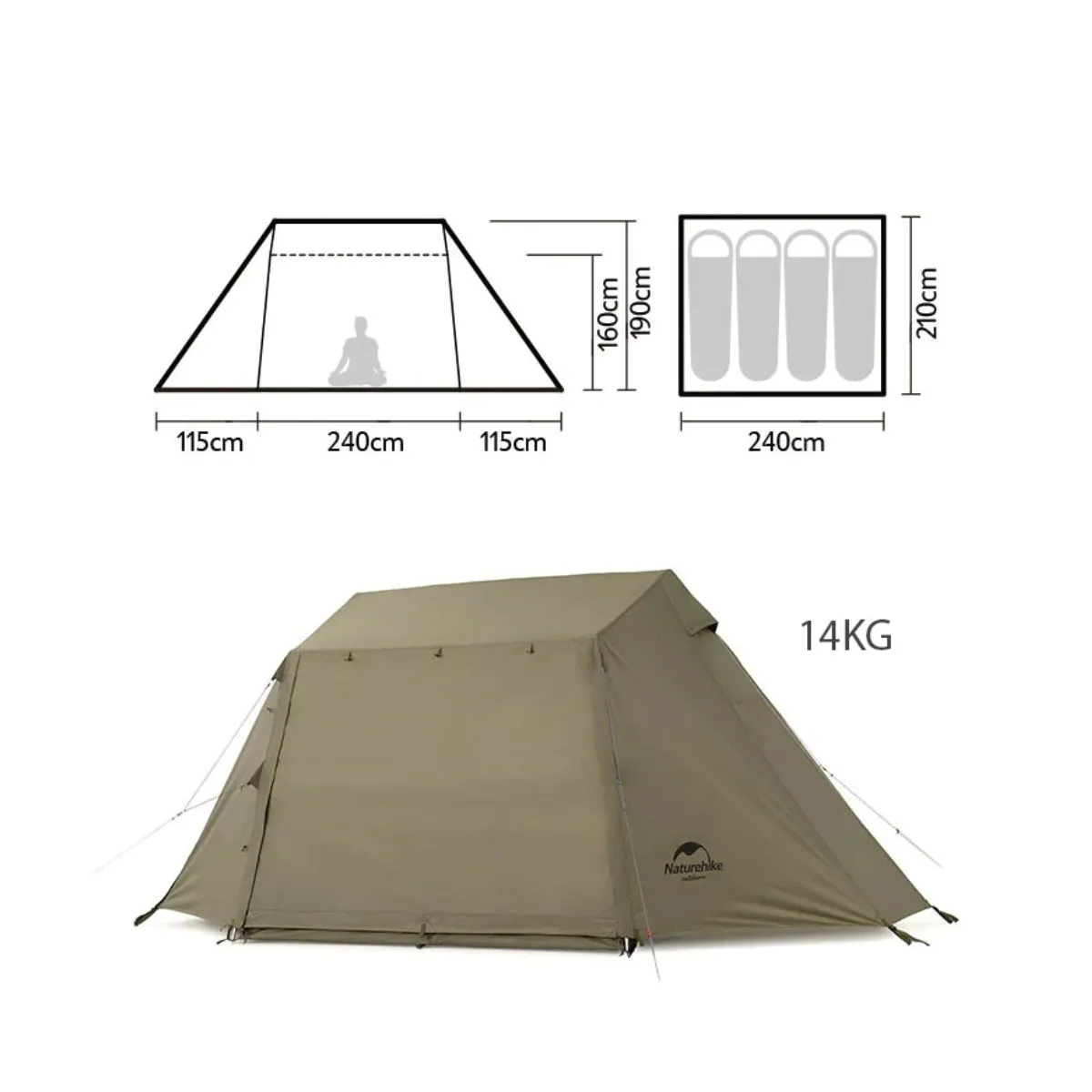 Village 5 Carpa Automática Glamping 3-4 Personas