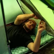 Carpa Ultraliviana Sin Varillas Spire 1 Nylon 20D