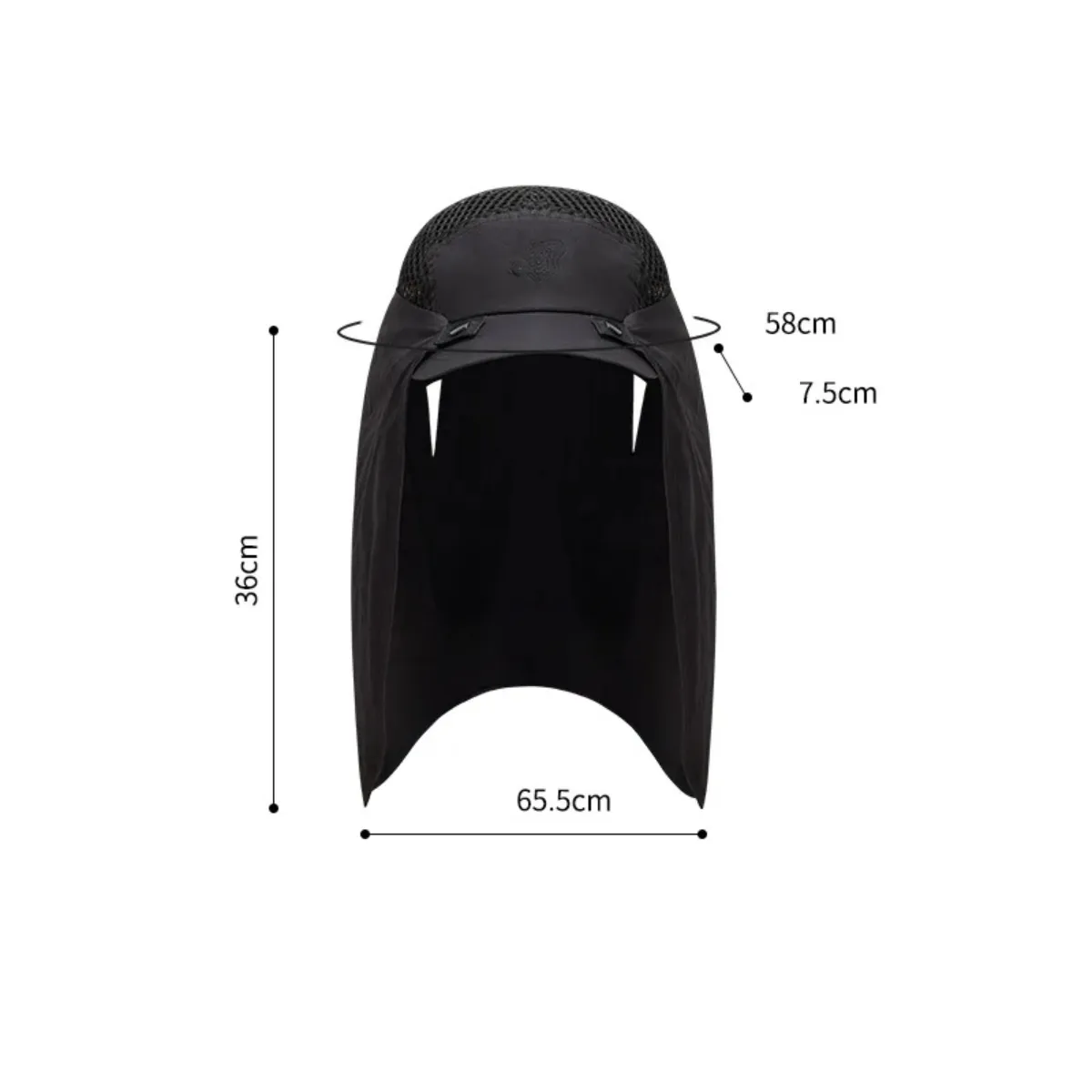 Gorra con Protector de Nuca Removible