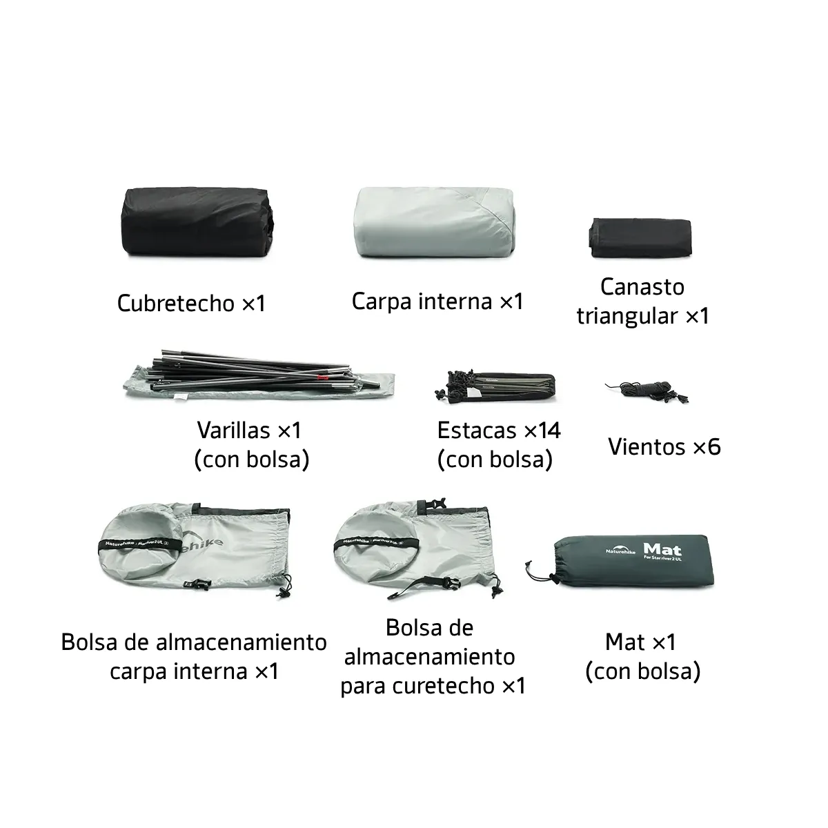 Star-River UL Carpa 2 Personas Ultraliviana 15D