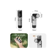 Linterna de Mano Recargable 430 Lúmens