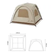 Cloud Boundar Carpa Automática 4 personas