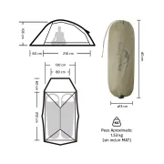 Carpa Cloud Up PRO 2 Personas