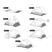Star-River UL Carpa 2 Personas Ultraliviana 15D