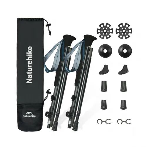 Naturehike Gale Pro Bastones Aluminio 5 Secciones