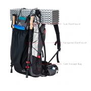 Mochila Rock 60L+5L Dyneema