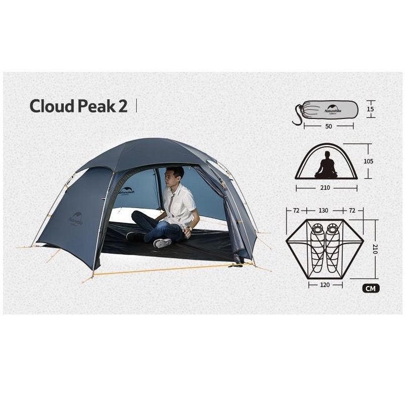 Carpa Cloud Peak 2 Personas Naturehike Argentina Carpa Cloud Peak 2 Personas Naturehike Argentina