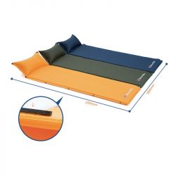 Colchoneta AutoInflable con Almohada 2.5 cm