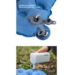 Colchoneta Inflable de Doble Capa 8cm