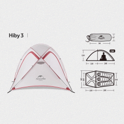 Carpa Hiby Ultraliviana 3 Personas