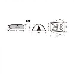 Carpa Nebula Ultraliviana 2 Personas