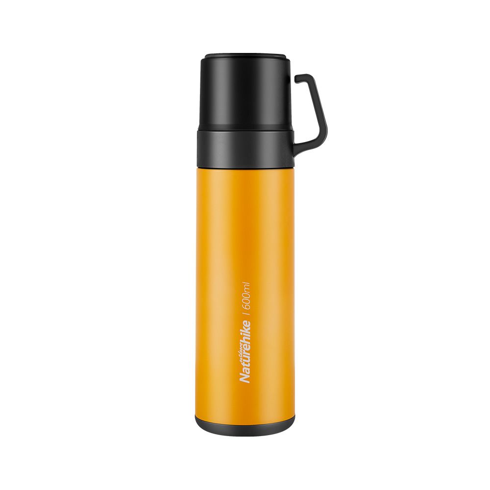 Termo con aislación al vacío 20 hs. Tapa doble 600 ml
