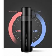 Termo con aislación al vacío 20 hs. Tapa doble 600 ml